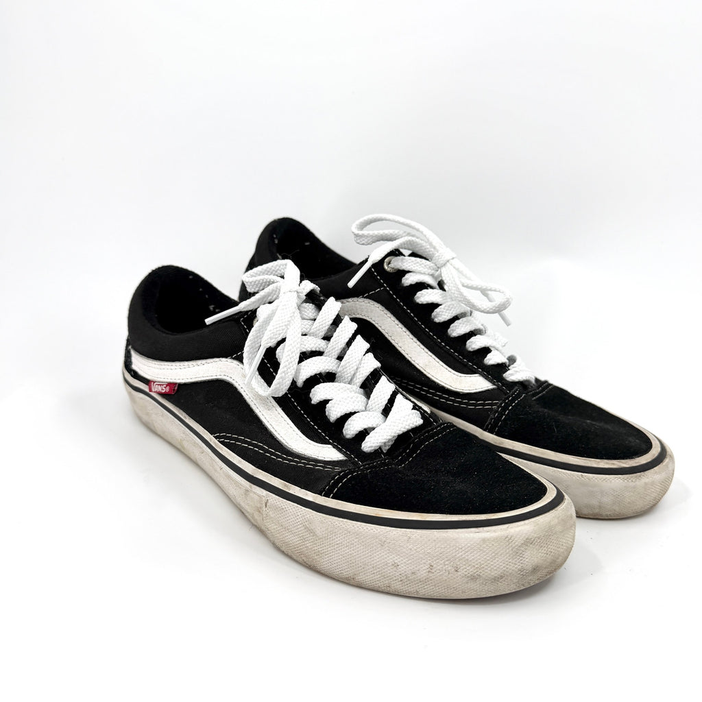 Vans Black White Canvas Suede Pro UltraKush Classic Skate Sneakers
