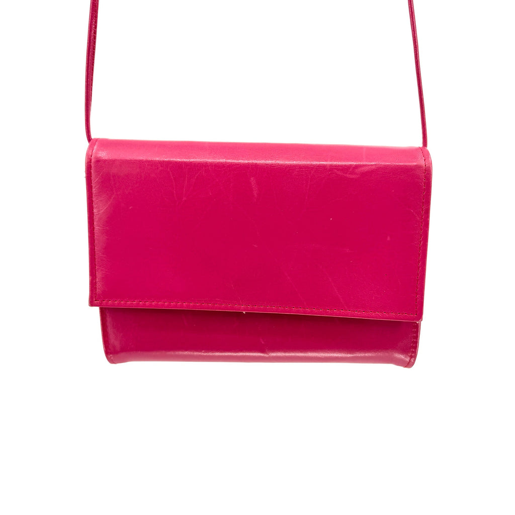 Vintage 90s Easy Spirit Pink Genuine Leather Crossbody Purse
