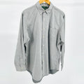 Lauren Ralph Lauren Gray Cotton Minimalist Button Down Shirt