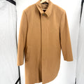 Vintage 90s Towne by London Fog Camel Classic Menswear Overcoat