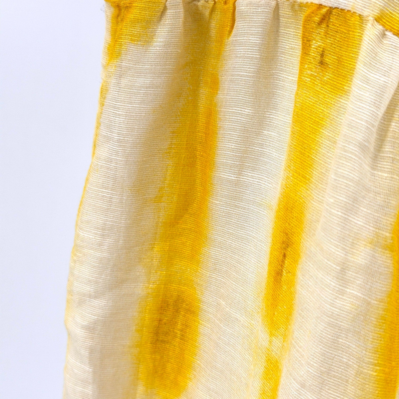 Marie Oliver Yellow Watercolor Ruffle Tiered Mini Babydoll Dress