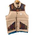 NWT Lifetime Collective Sand Aztec Print Down Puffer Vest