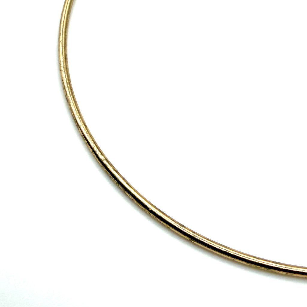 Vintage 70s Gold Tone Geometric Double Interlocking Hoop Dangle Earrings