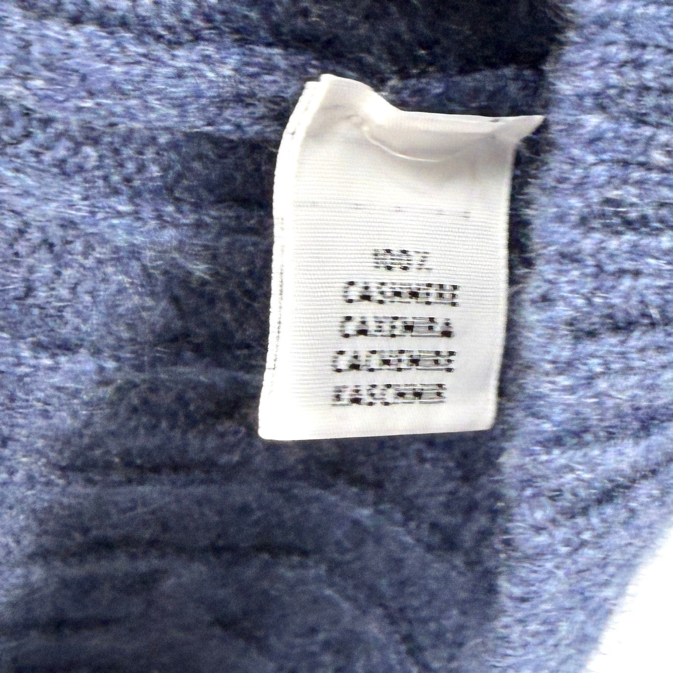 Vintage 90s Peter Elliott Indigo Blue 100% Cashmere Collared Cardigan Sweater