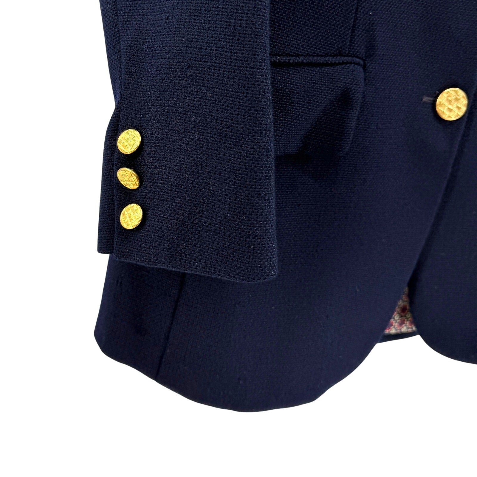 Vintage 70s Leon Block Navy Wool Bahamas Race Week Patch Blazer Jacket