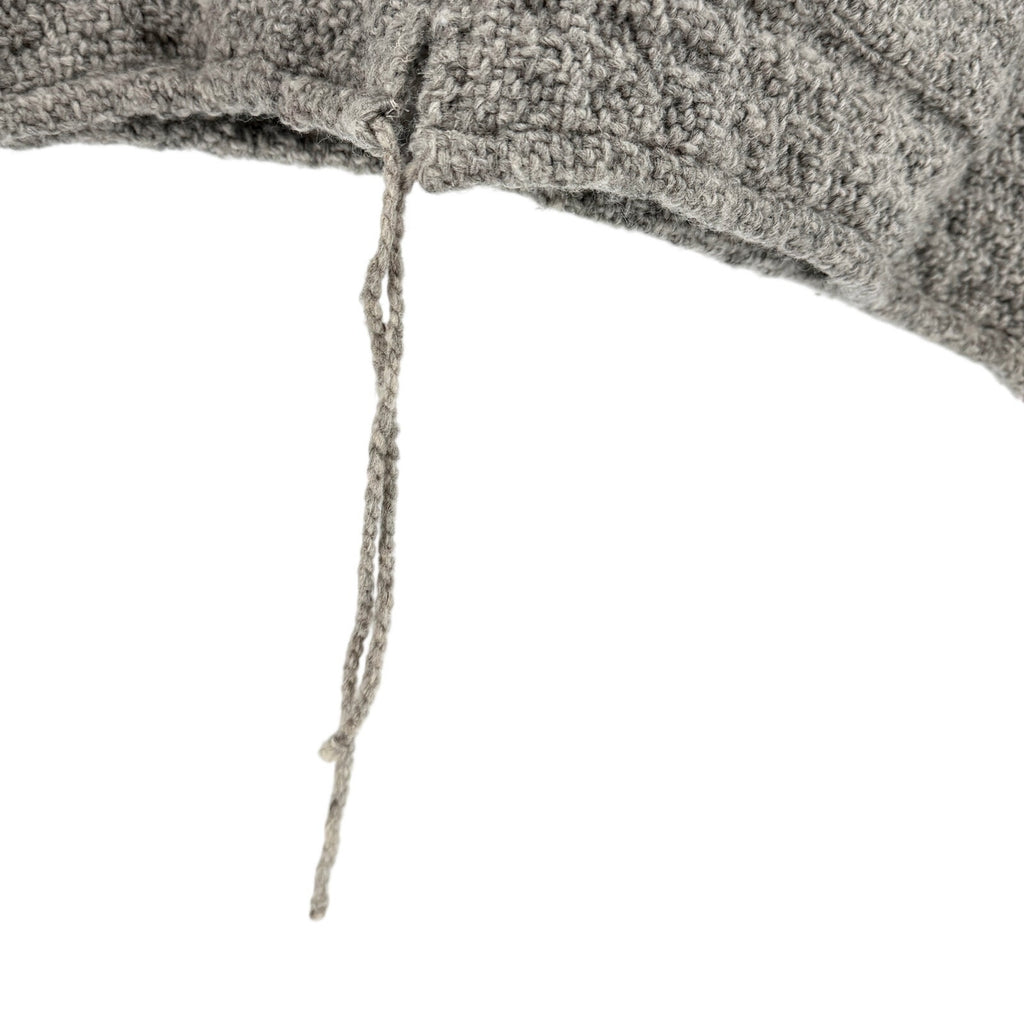 Inka Maki Gray 100% Wool Oversized Zip Front Cardigan Sweater