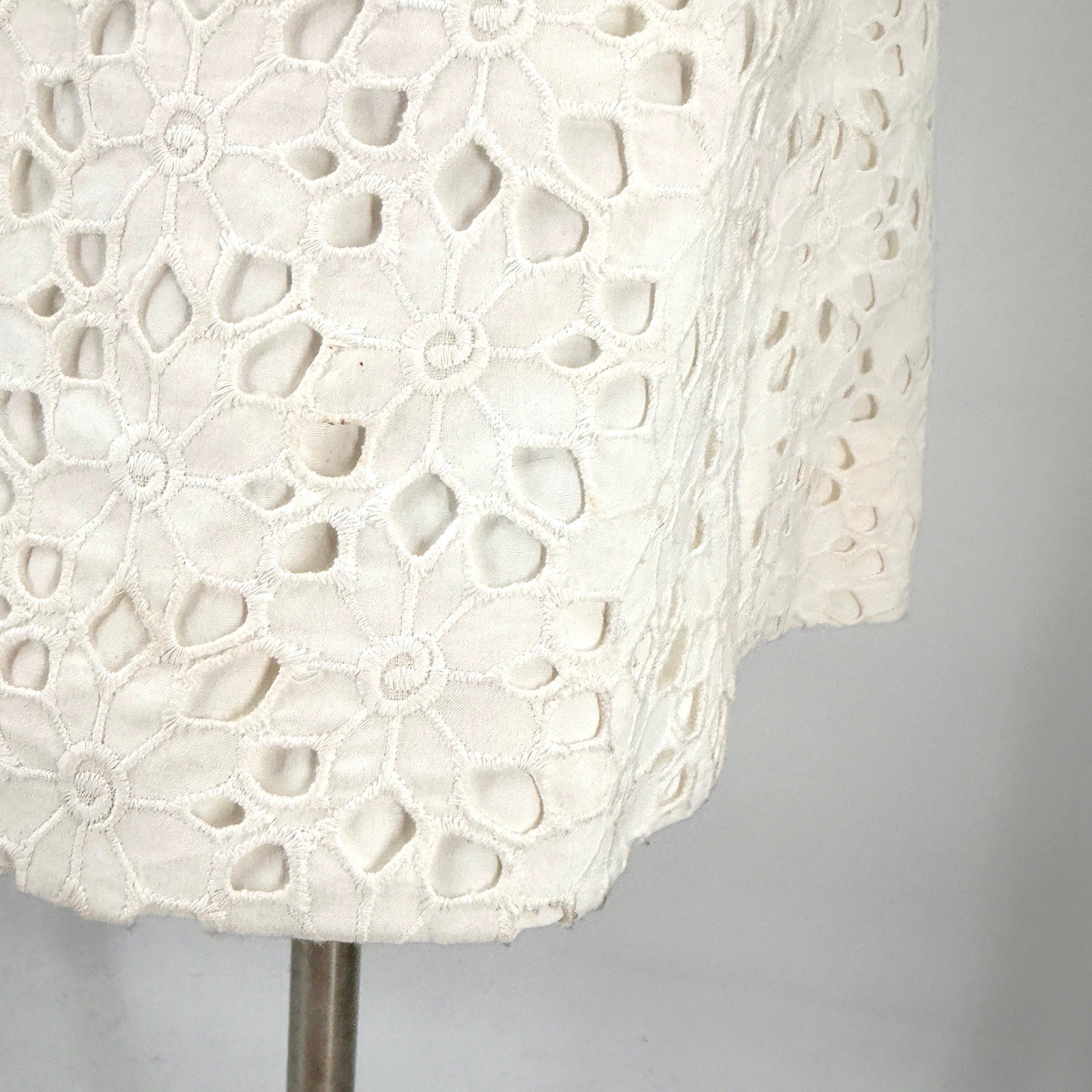 Lilly Pulitzer White Coastal Preppy Eyelet Lace Corset Strapless Midi Dress