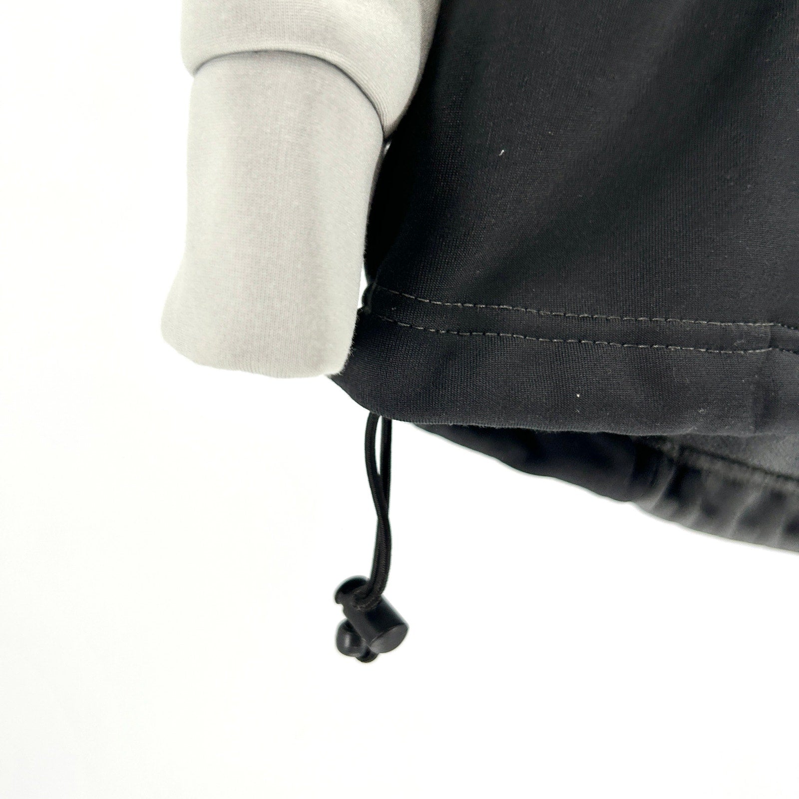 Adidas NBA Miami Heat Gray Black Colorblock Fleece Warm-up Jacket