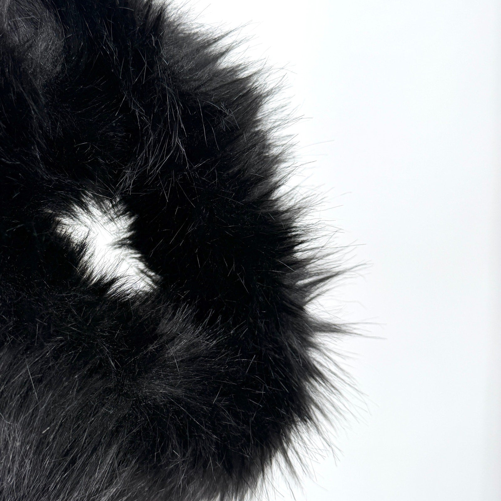 Black Faux Fur Cozy Winter Ski Headband