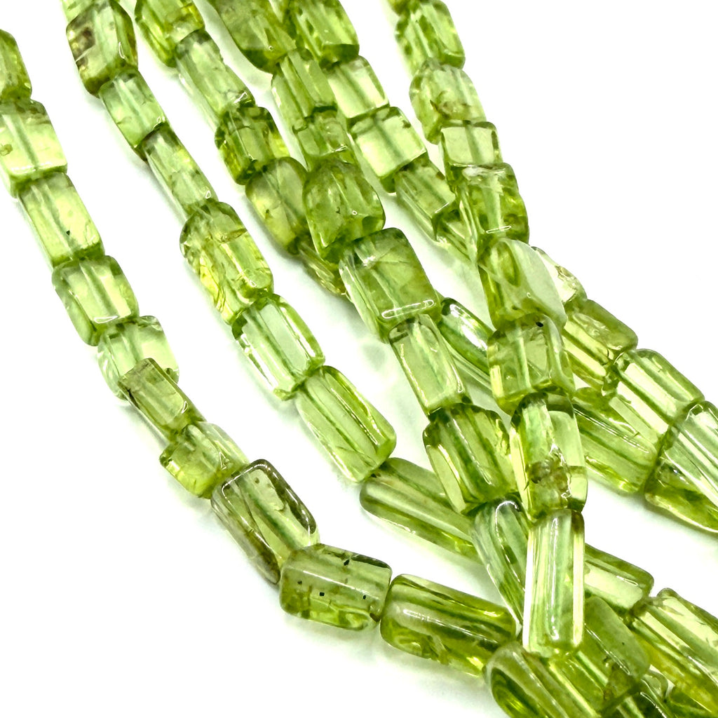 Vintage 90s Sterling Silver Peridot Multi Strand Statement Necklace