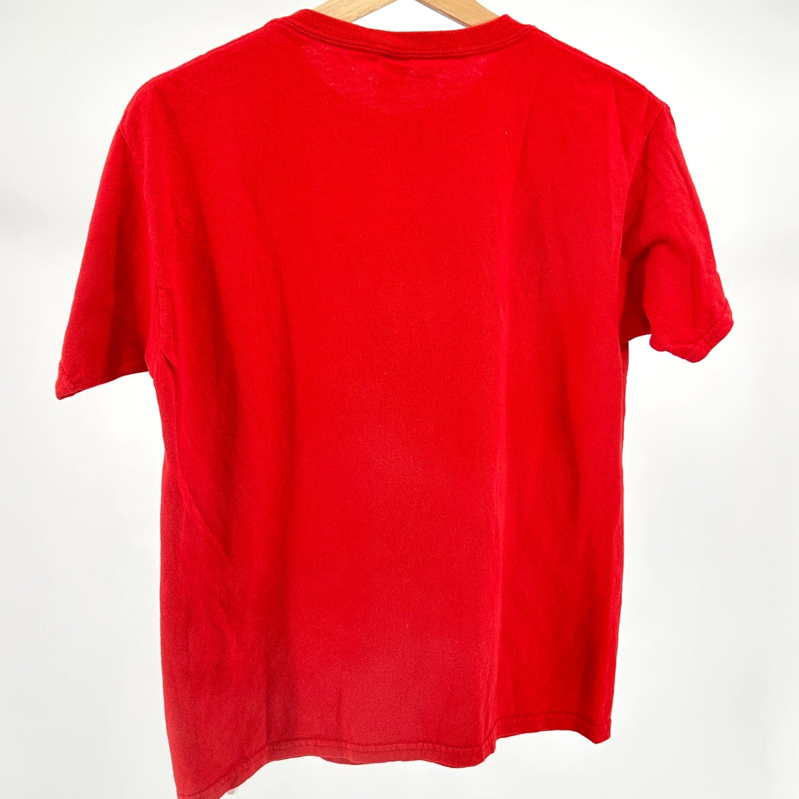 Y2K Miami Dade Police Red Drug Free Graphic 100% Cotton T-Shirt
