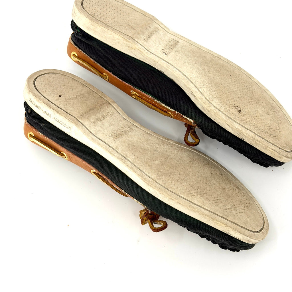 Milly for Sperry Navy Blue Brown Leather Boat Shoes