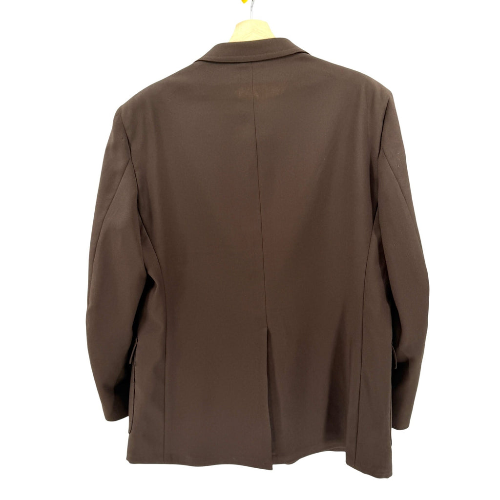 Vintage 70s JCPenney The Men's Shop Brown Double Knit Polyester Blazer