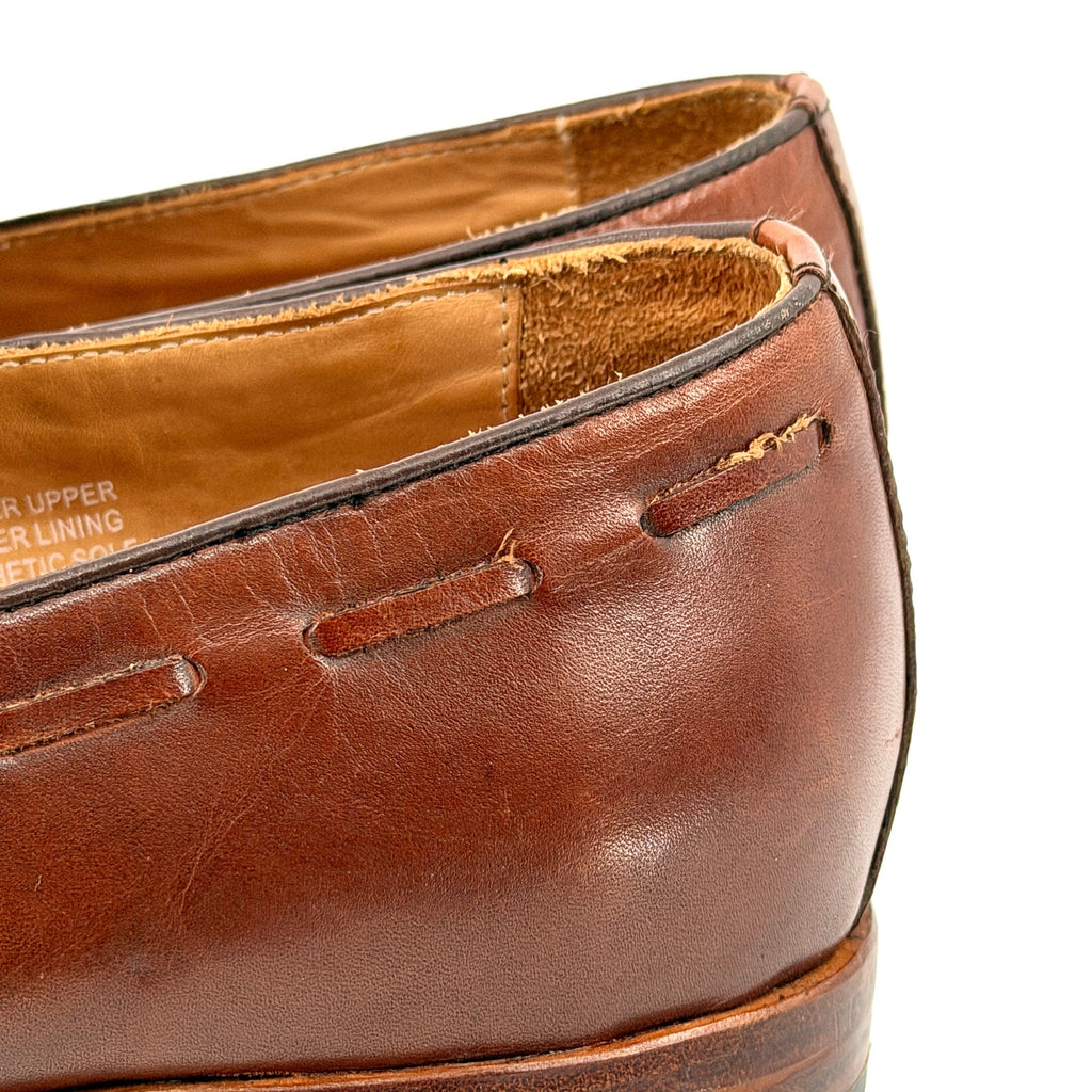 Elanroman Brown Leather Preppy Tassel Loafers