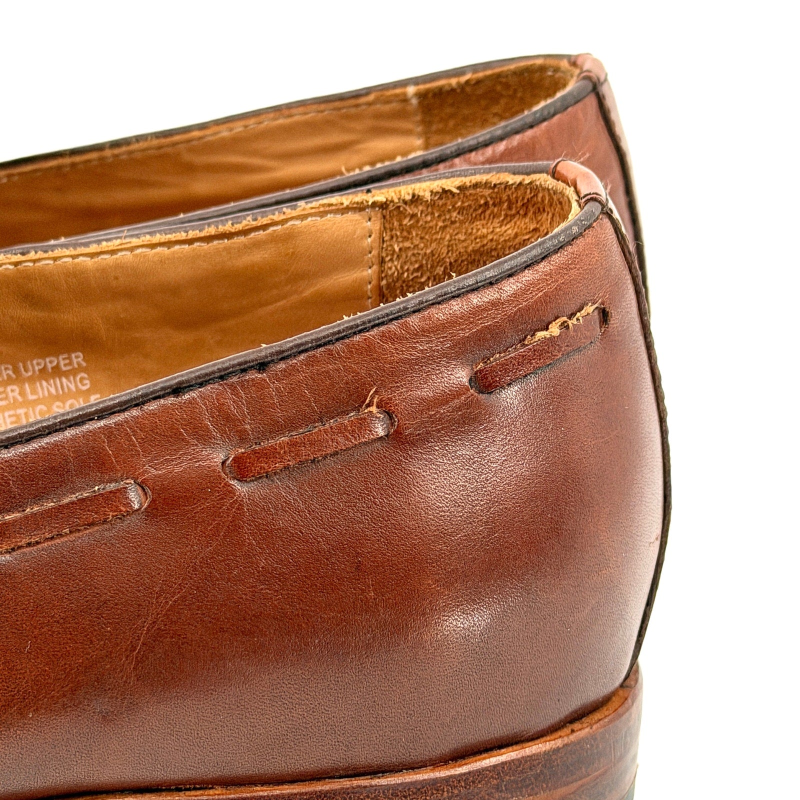 Elanroman Brown Leather Preppy Tassel Loafers