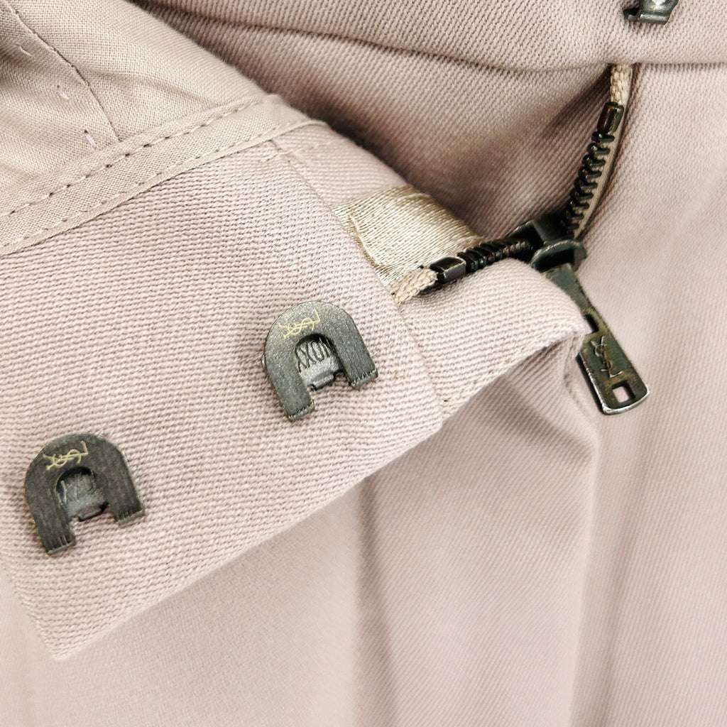 Vintage 90s Yves Saint Laurent Rive Gaunche Mauve Wool Blazer Trouser Power Suit