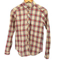 Vintage 70s DVF x Camicetta Tartan Plaid 100% Cotton Button Down Shirt