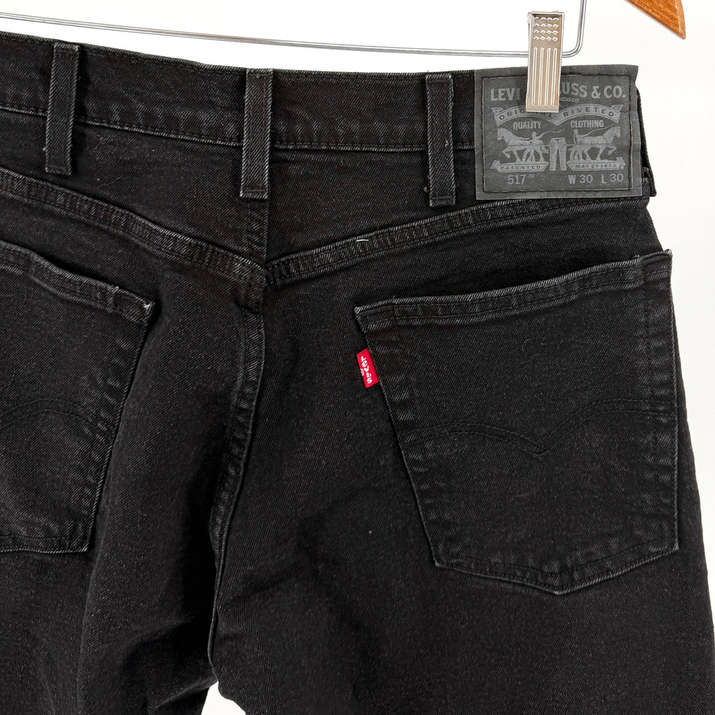 Levi's Black Minimalist Bootcut Denim Jeans