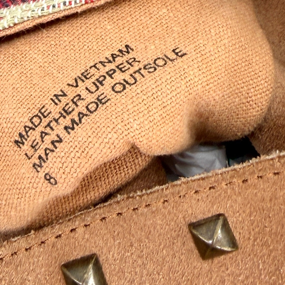 The Sak Tan Genuine Suede Aztec Southwestern Crochet Boots