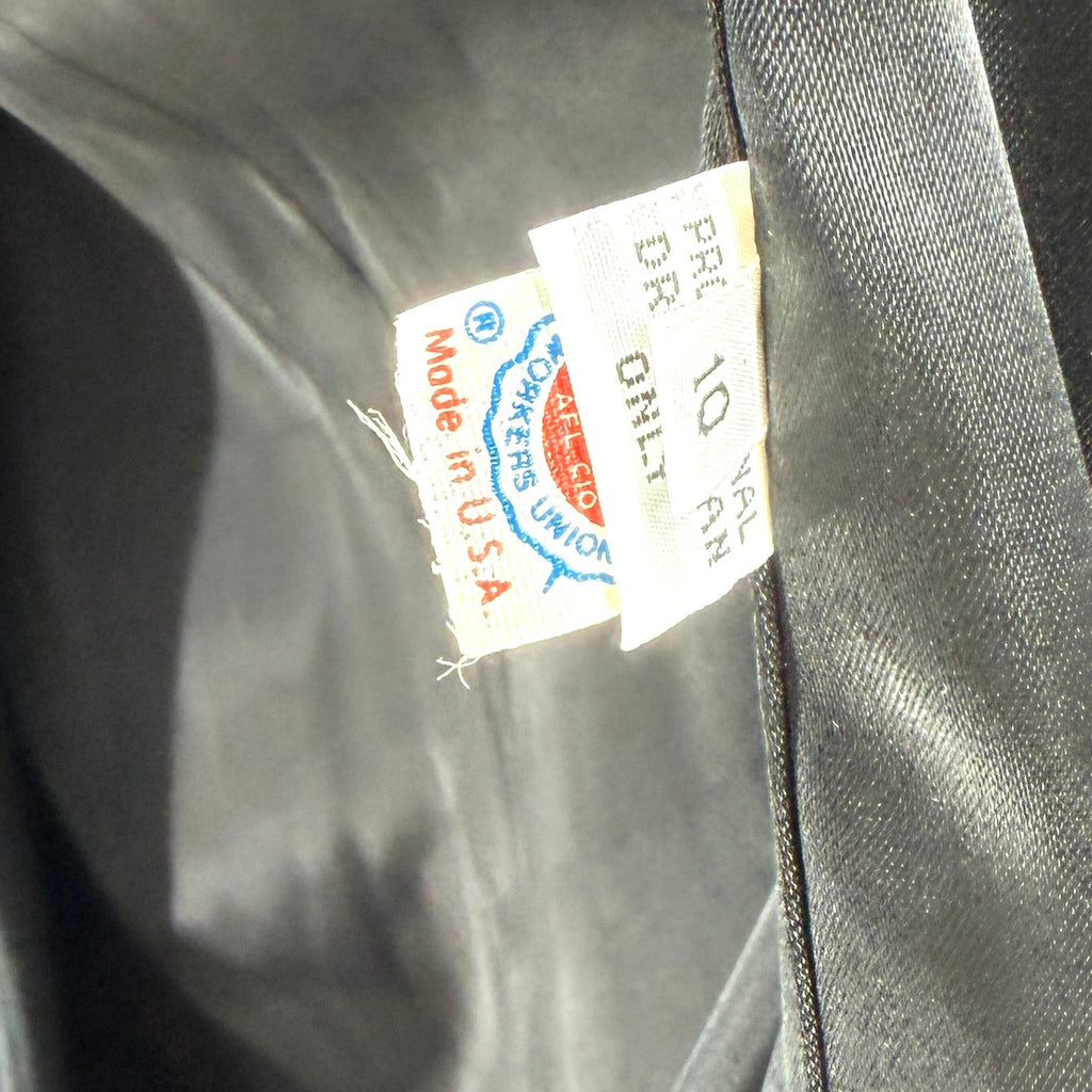 MINT Vintage 80s Regency Saks Fifth Avenue Black 100% Cashmere Overcoat Coat