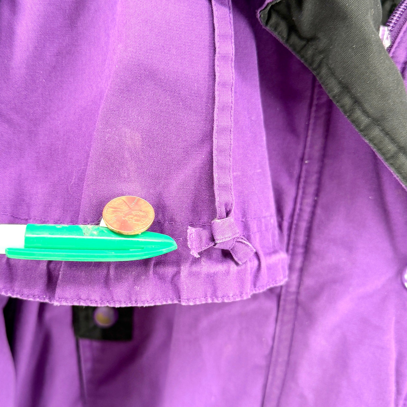 Vintage 90s Climate Zone Purple Oversized Parka Puffer Coat