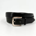 Vintage Y2K Polo Ralph Lauren Black Genuine Leather Solid Brass Buckle Belt
