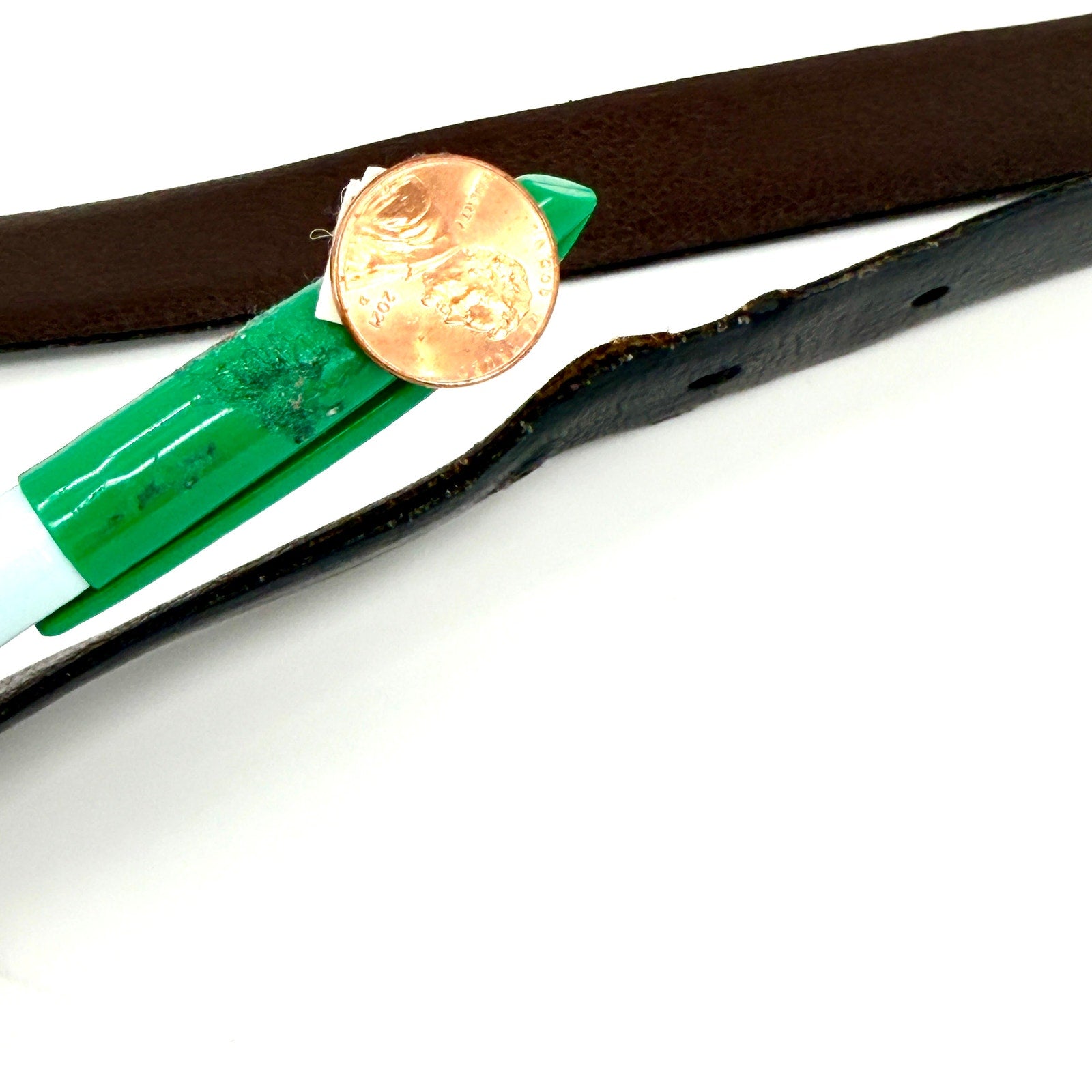 Vintage 80s Pierre Cardin Black Brown Reversible Genuine Leather Belt