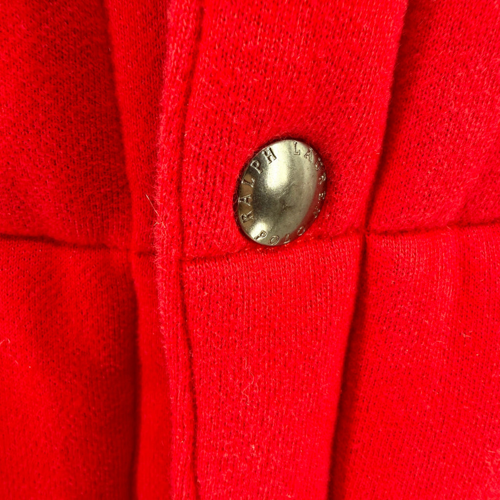 MINT Vintage 90s Polo by Ralph Lauren Red Navy Western Plaid Puffer Vest