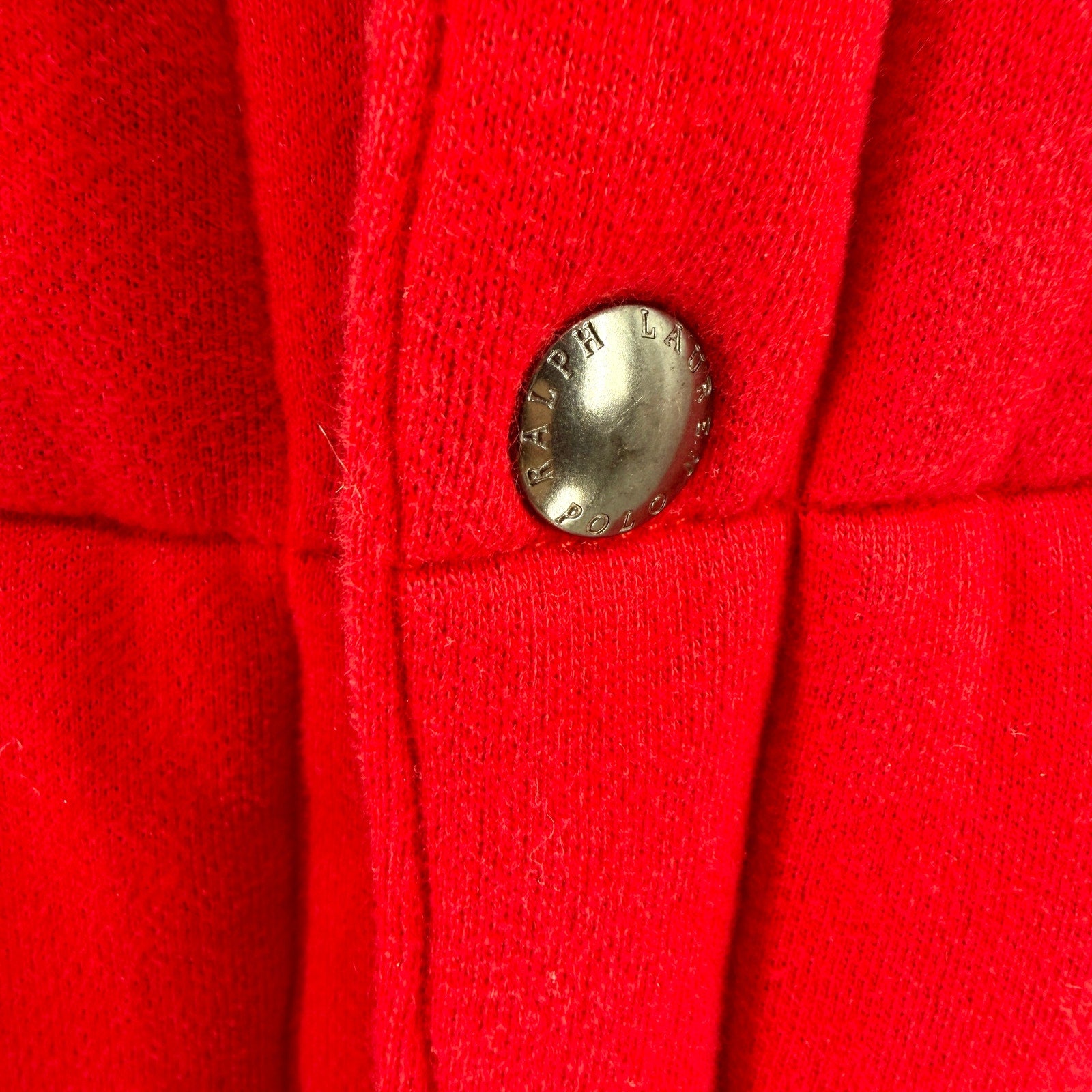 MINT Vintage 90s Polo by Ralph Lauren Red Navy Western Plaid Puffer Vest