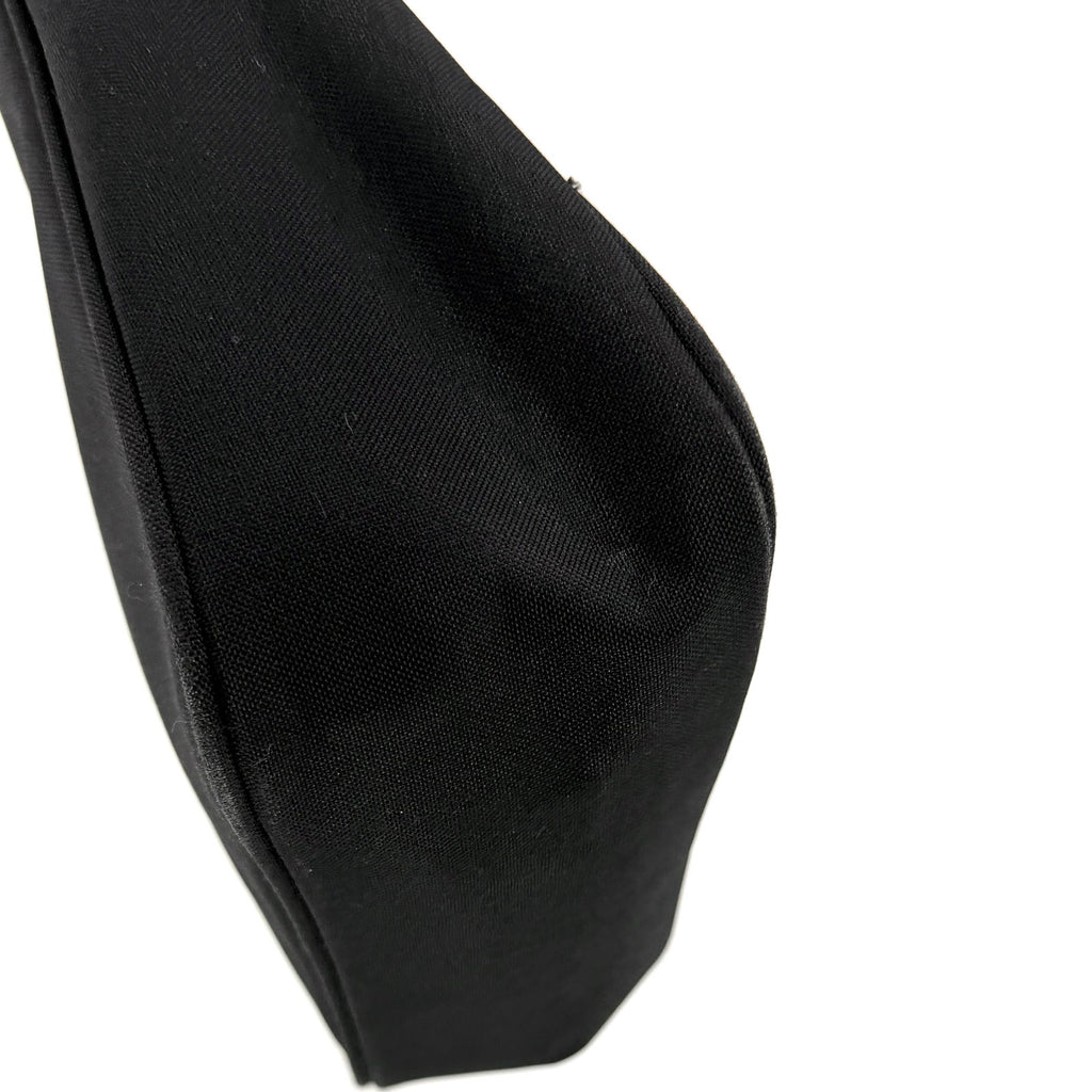 Lauren Ralph Lauren Black Nylon Striped Strap Mini Shoulder Bag