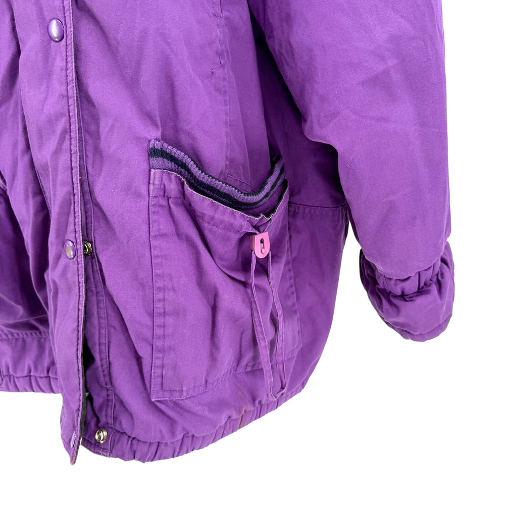 Vintage 90s Climate Zone Purple Oversized Parka Puffer Coat