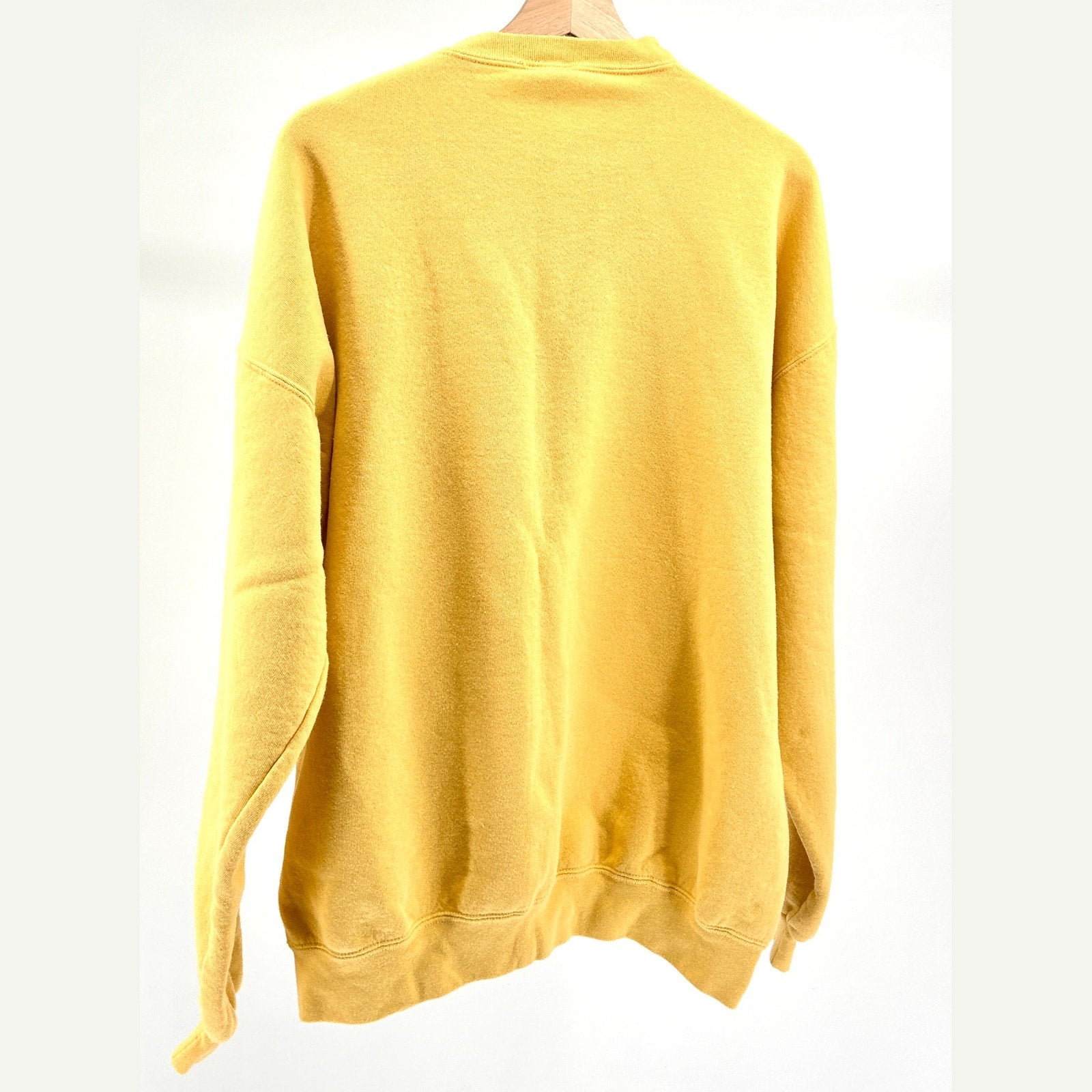 Vintage 90s Orsman Yellow Cotton National Corvette Museum Sweatshirt