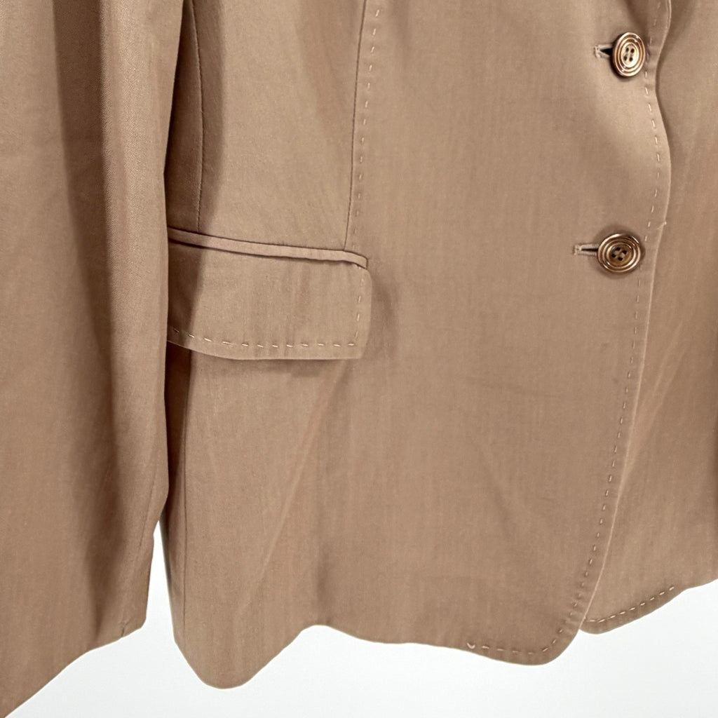 Vintage 90s Féraud Beige Tailored 100% Wool Blazer
