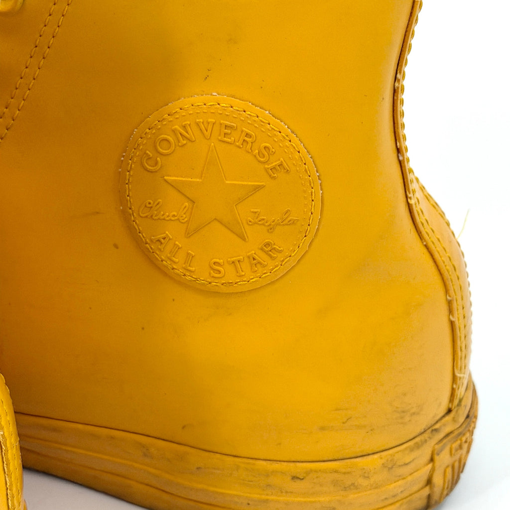 Converse Yellow Rubber Chuck Taylor All Star High Top Sneakers