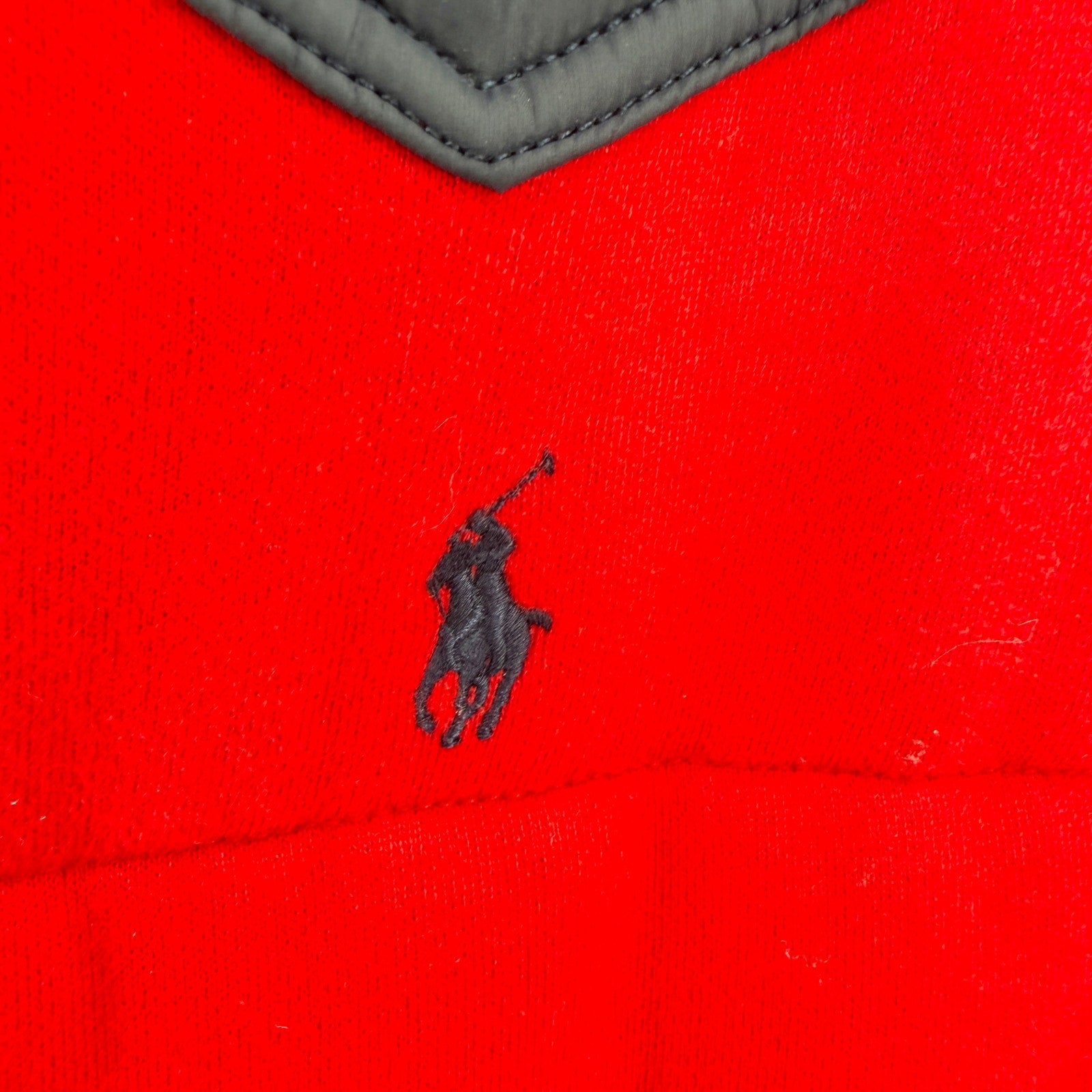 MINT Vintage 90s Polo by Ralph Lauren Red Navy Western Plaid Puffer Vest