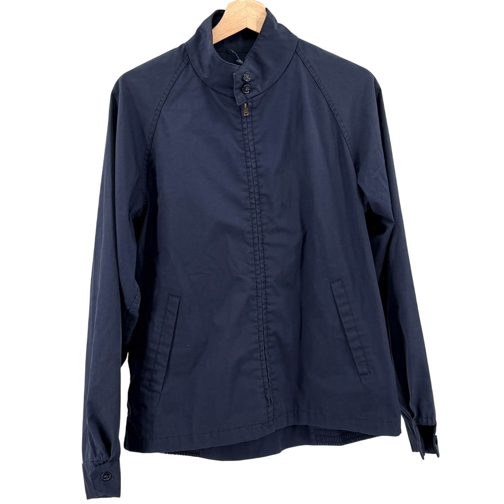 Vintage 70s London Fog Navy Blue Zip Up Harrington Jacket