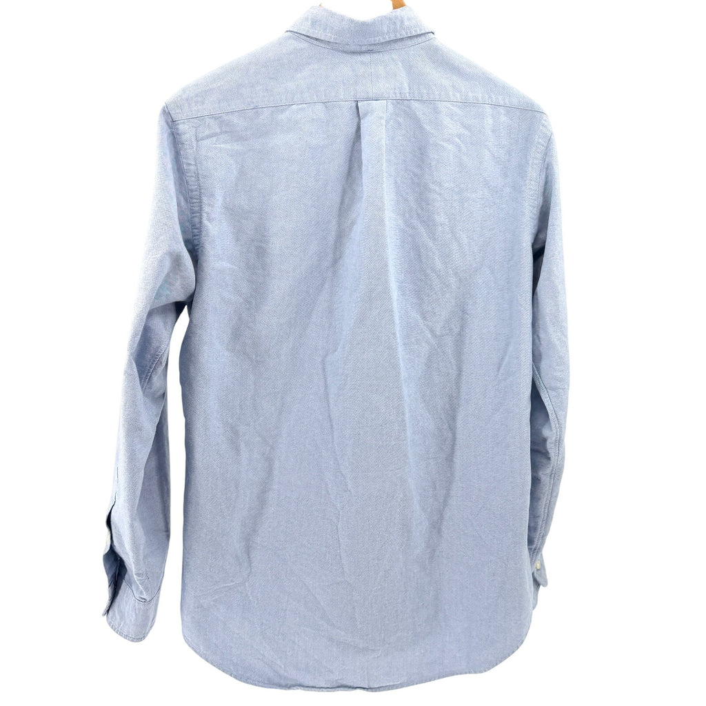 Ralph Lauren Blue 100% Cotton Classic Fit Oxford Button Down Shirt