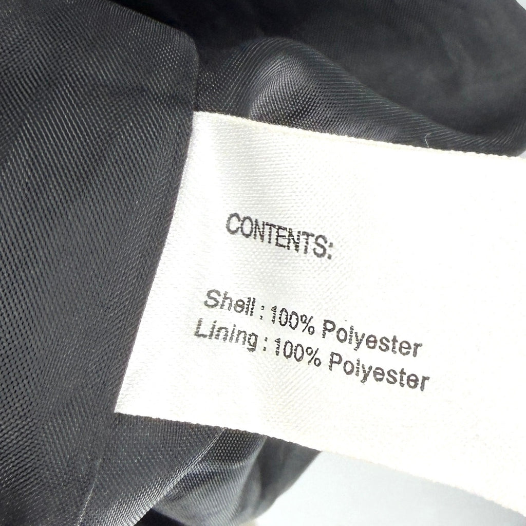 Vintage 90s Gallery Black Minimalist Hooded Duster Raincoat Trench Jacket
