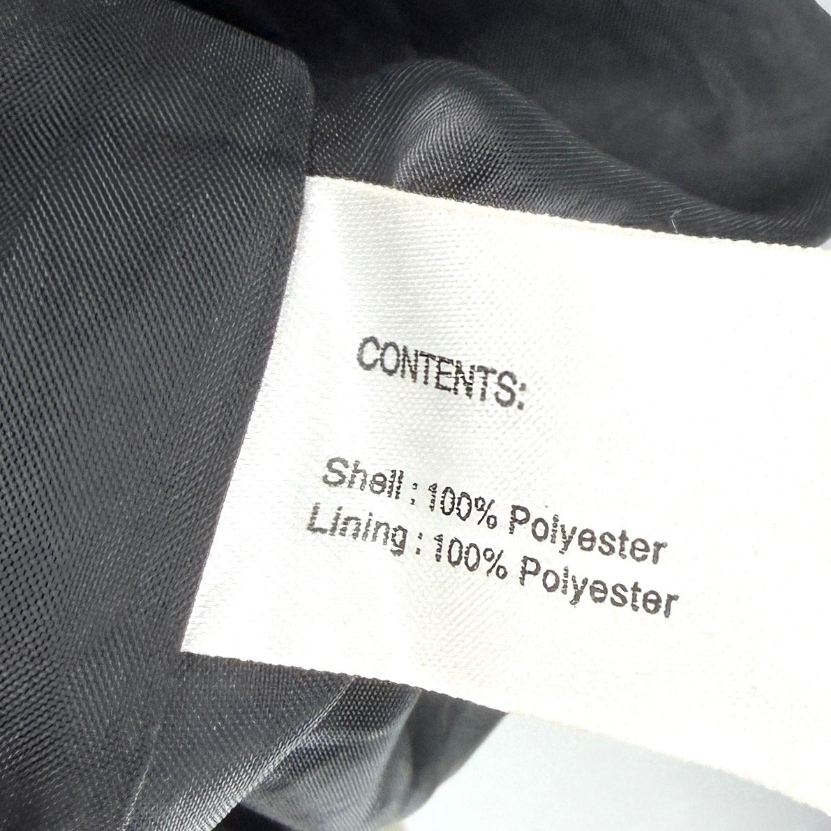 Vintage 90s Gallery Black Minimalist Hooded Duster Raincoat Trench Jacket