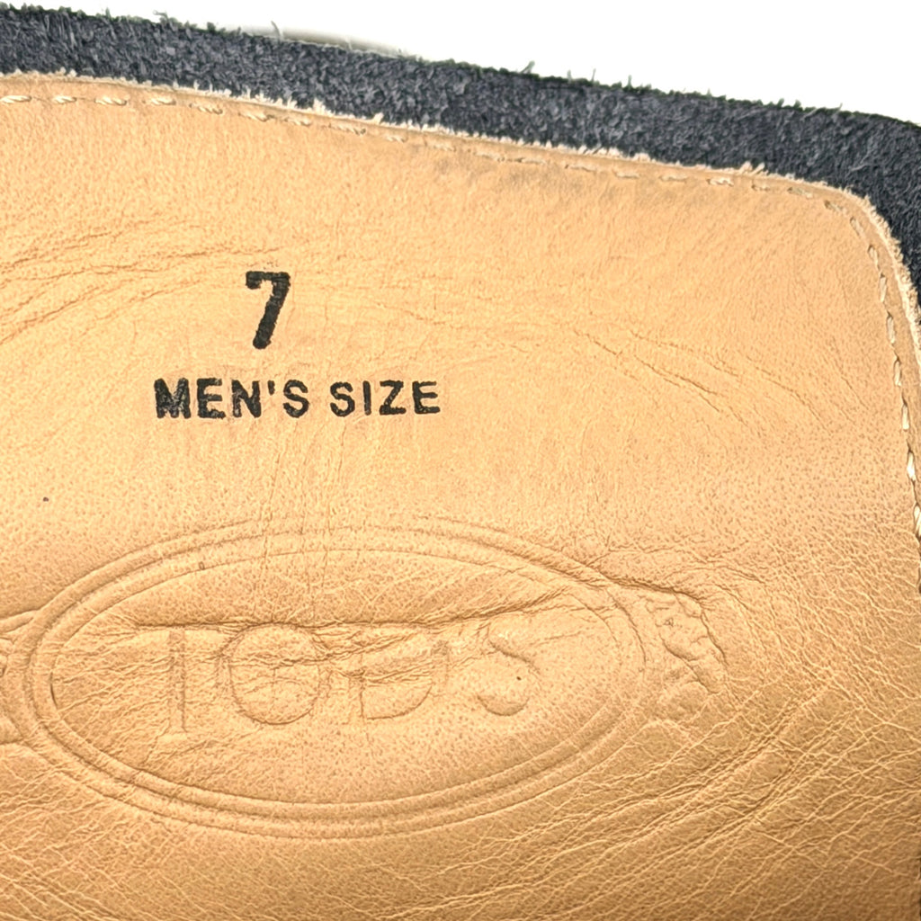 Tod's Italy Navy Blue Suede Chukka Desert Boots