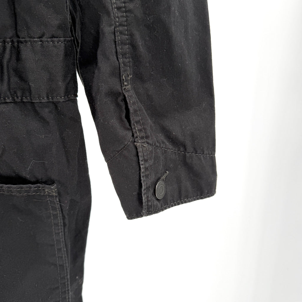 Levi's Black Cotton Minimalist Utility Boiler Jumpsuit