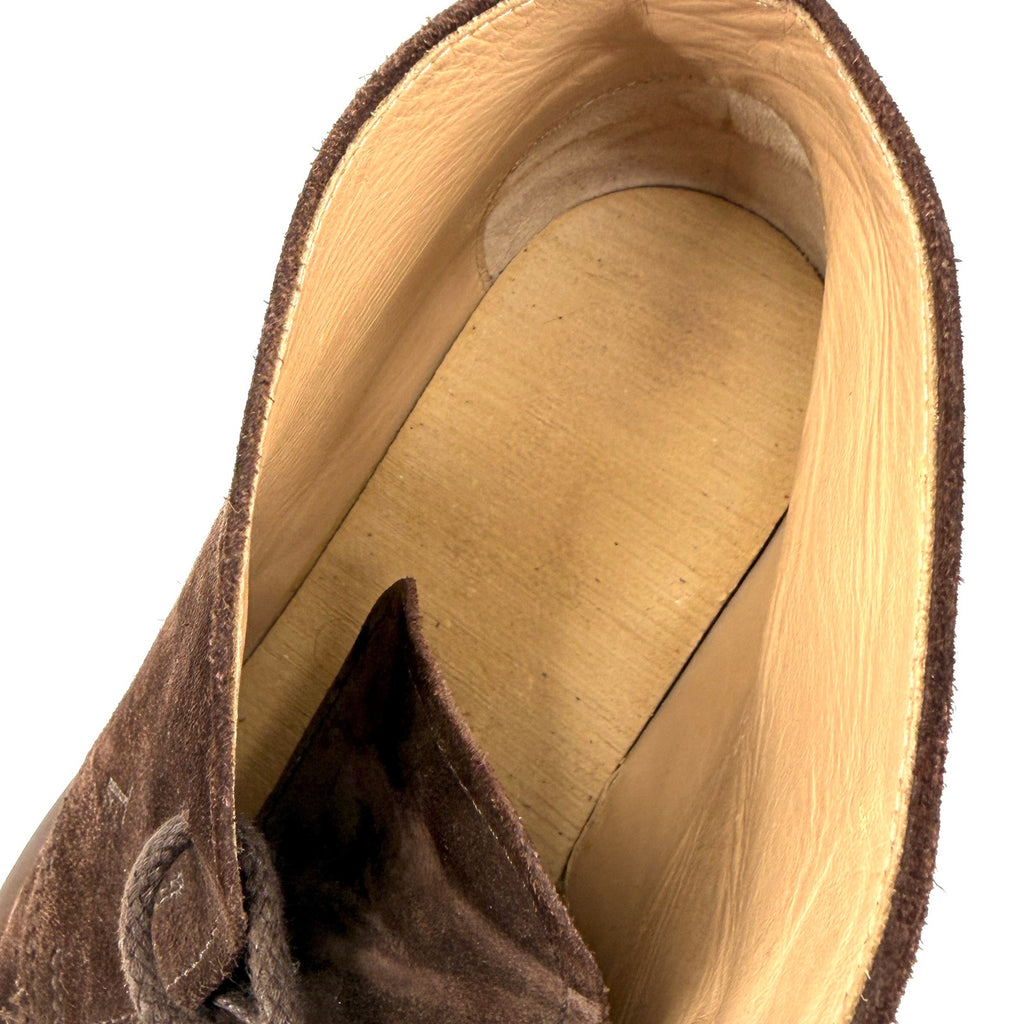 Tod’s Brown Suede Gommino Pebble Sole Chukka Desert Boots