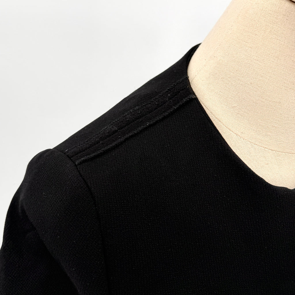 Vintage Y2K Gianfranco Ferre Black Technical Structured Peplum Zip Jacket