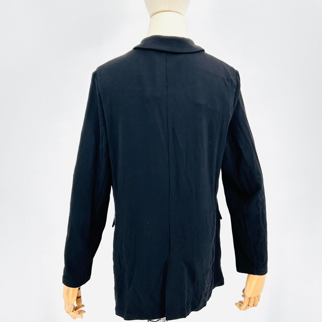 Philosophy Black Super Soft Jersey Oversized Blazer