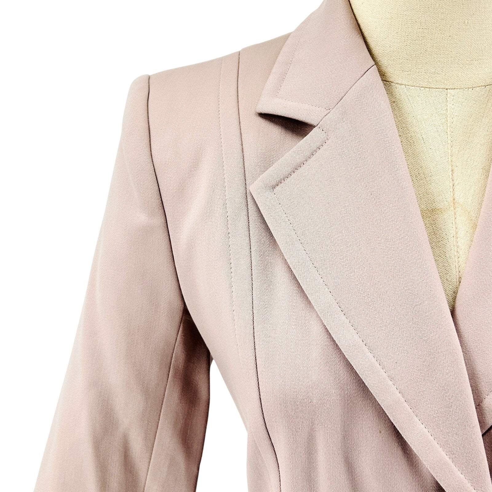 Vintage 90s Tom Ford Yves Saint Laurent Rive Gaunche Mauve 100% Wool Power Suit