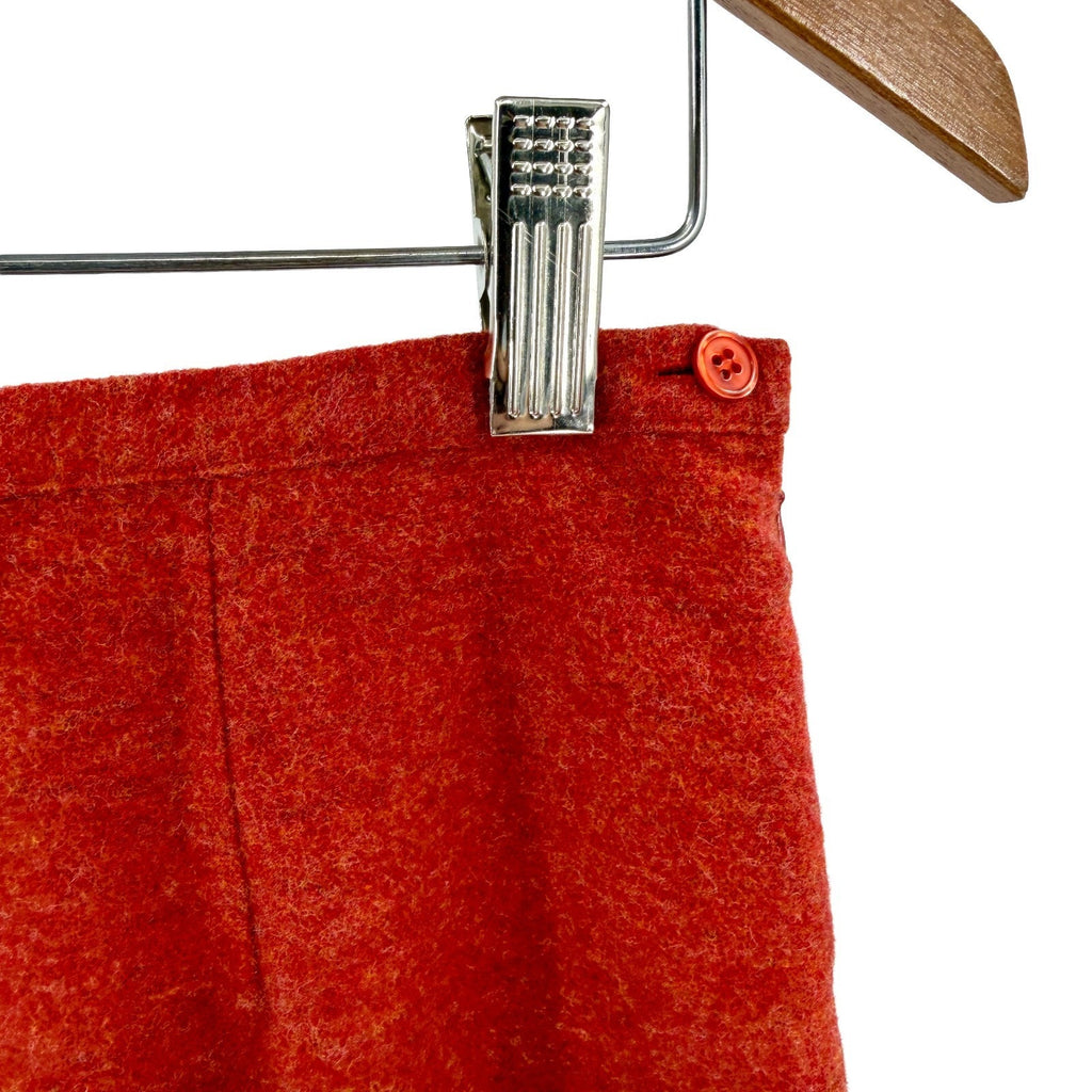 Vintage 90s The Territory Ahead Burnt Orange Aztec Maxi Skirt