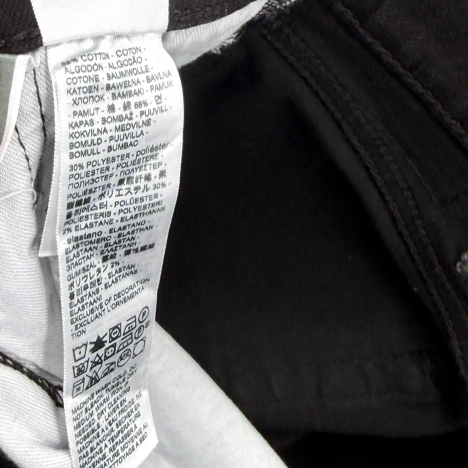 Levi's Black Minimalist Bootcut Denim Jeans