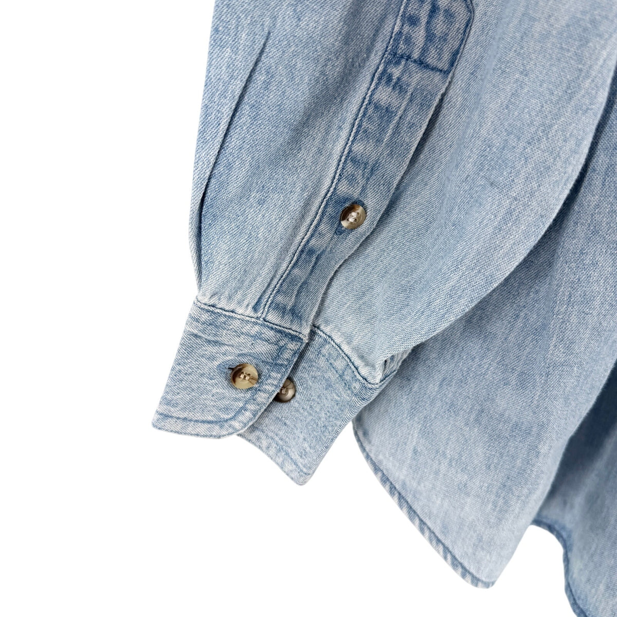 Vintage 90s Dilbert Office Depot Embroidered Oversized Denim Button-Up Shirt