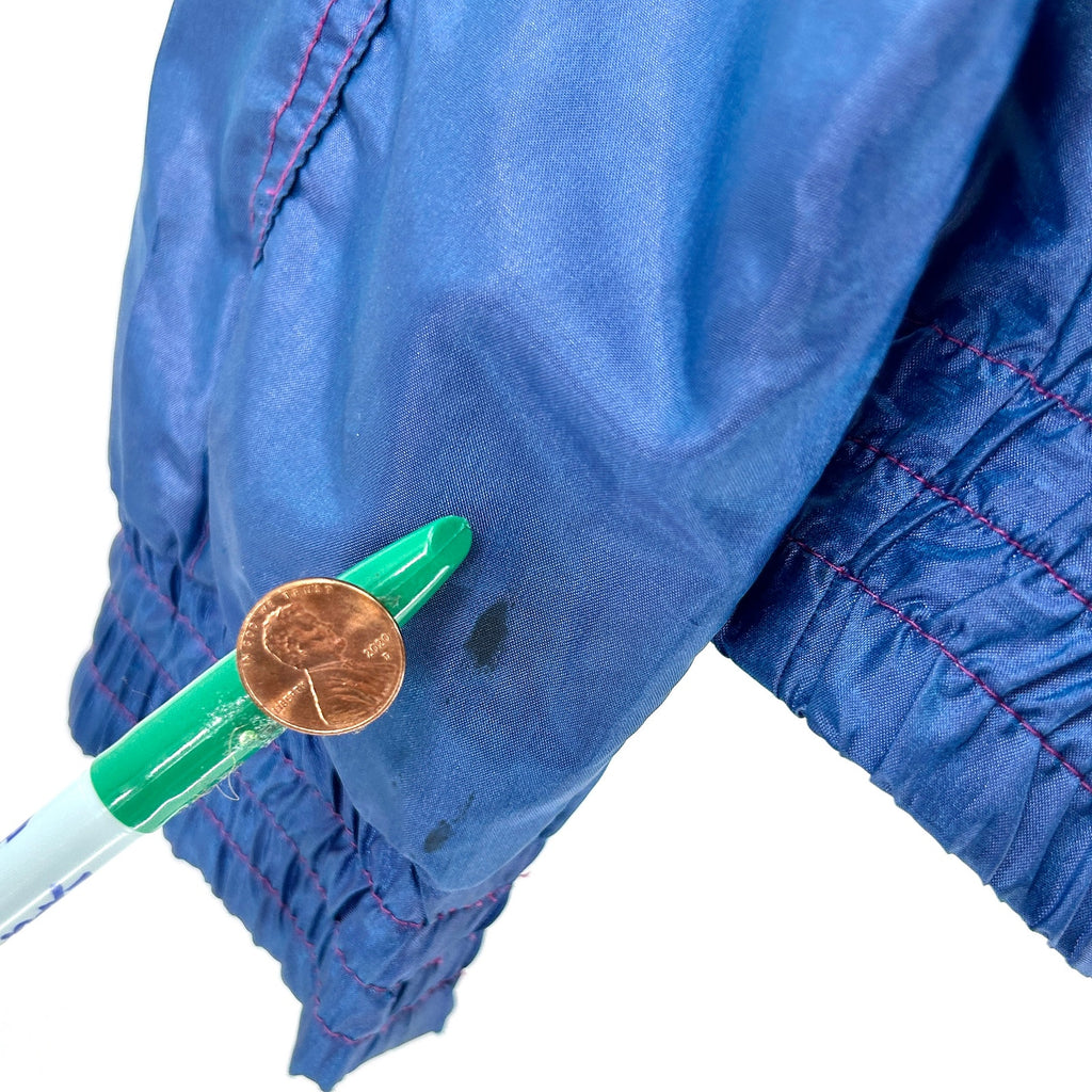 Vintage 90s Nike Blue Iridescent Full Zip Athletic Windbreaker Jacket