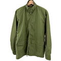 Vintage 70s Olive Green Military Field Zip Jacket